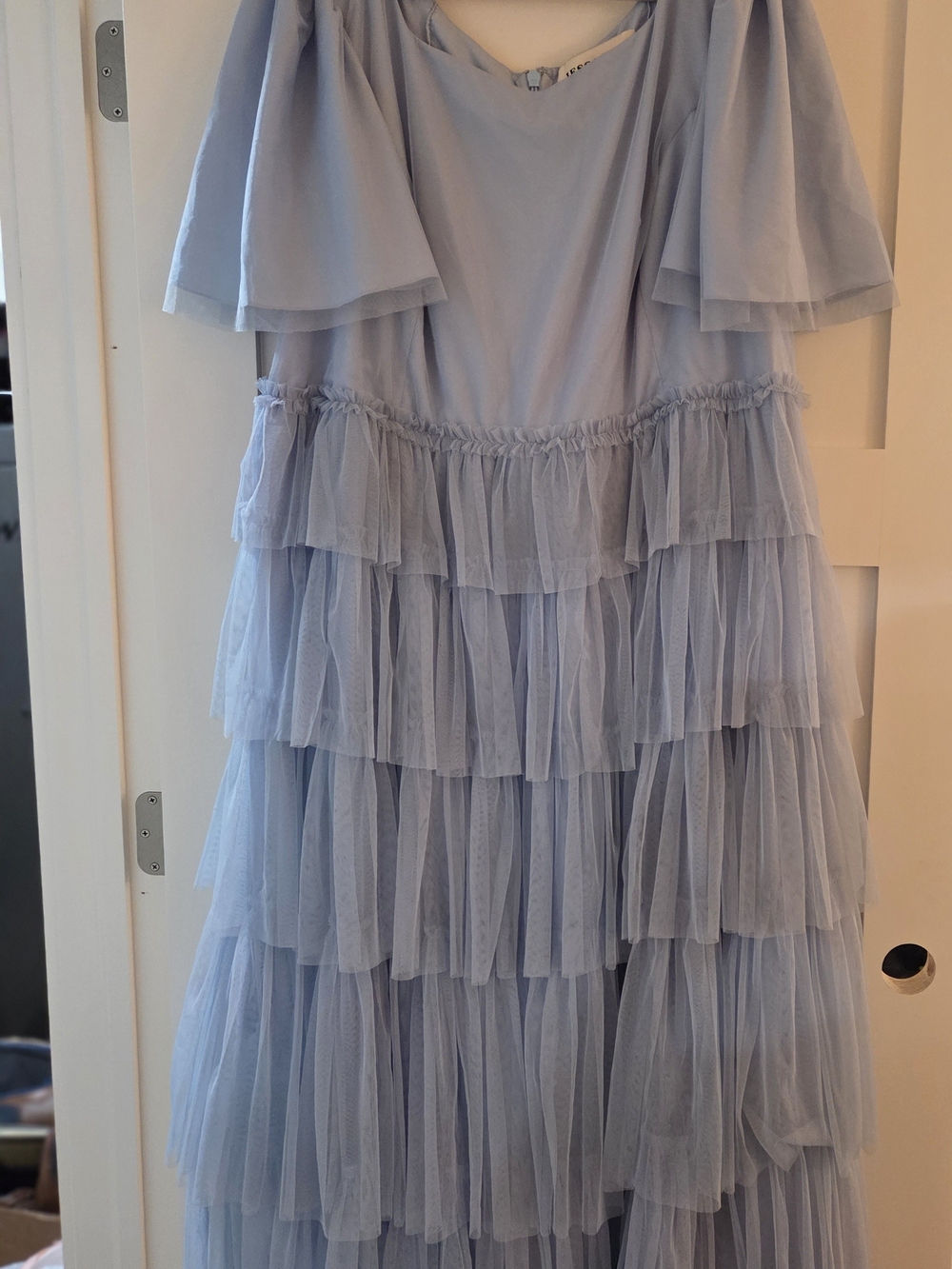 JessaKae Light Blue Layered Tulle Party Dress for Girls